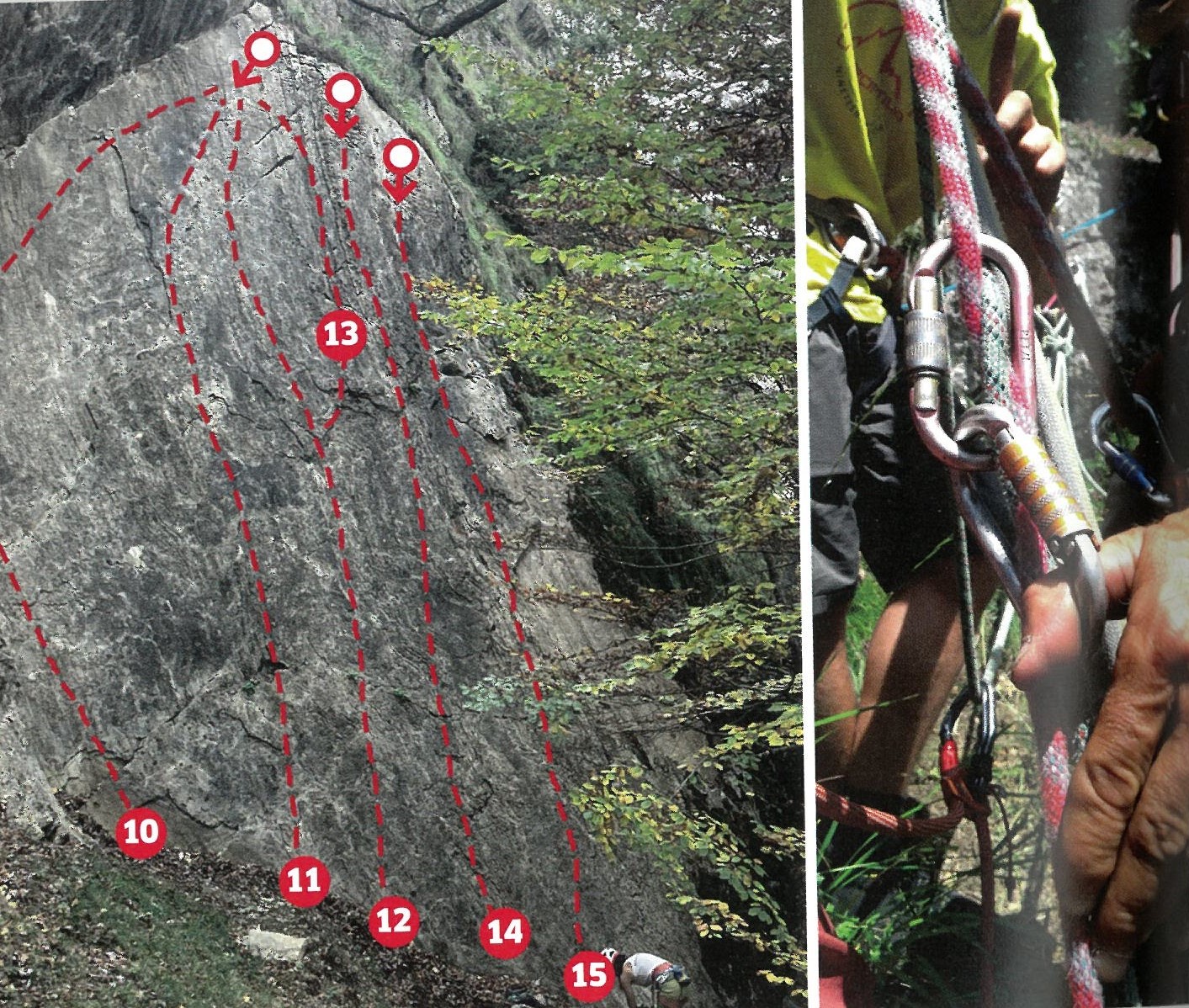 Site d'escalade Burgalays - Secteur d'aventure