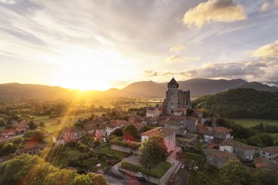 Coucher de soleil sur Saint-Bertrand