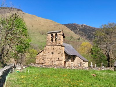 L'église de Benqué Dessous