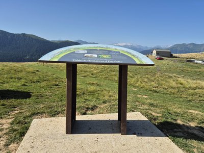La table d'orientation du plateau
