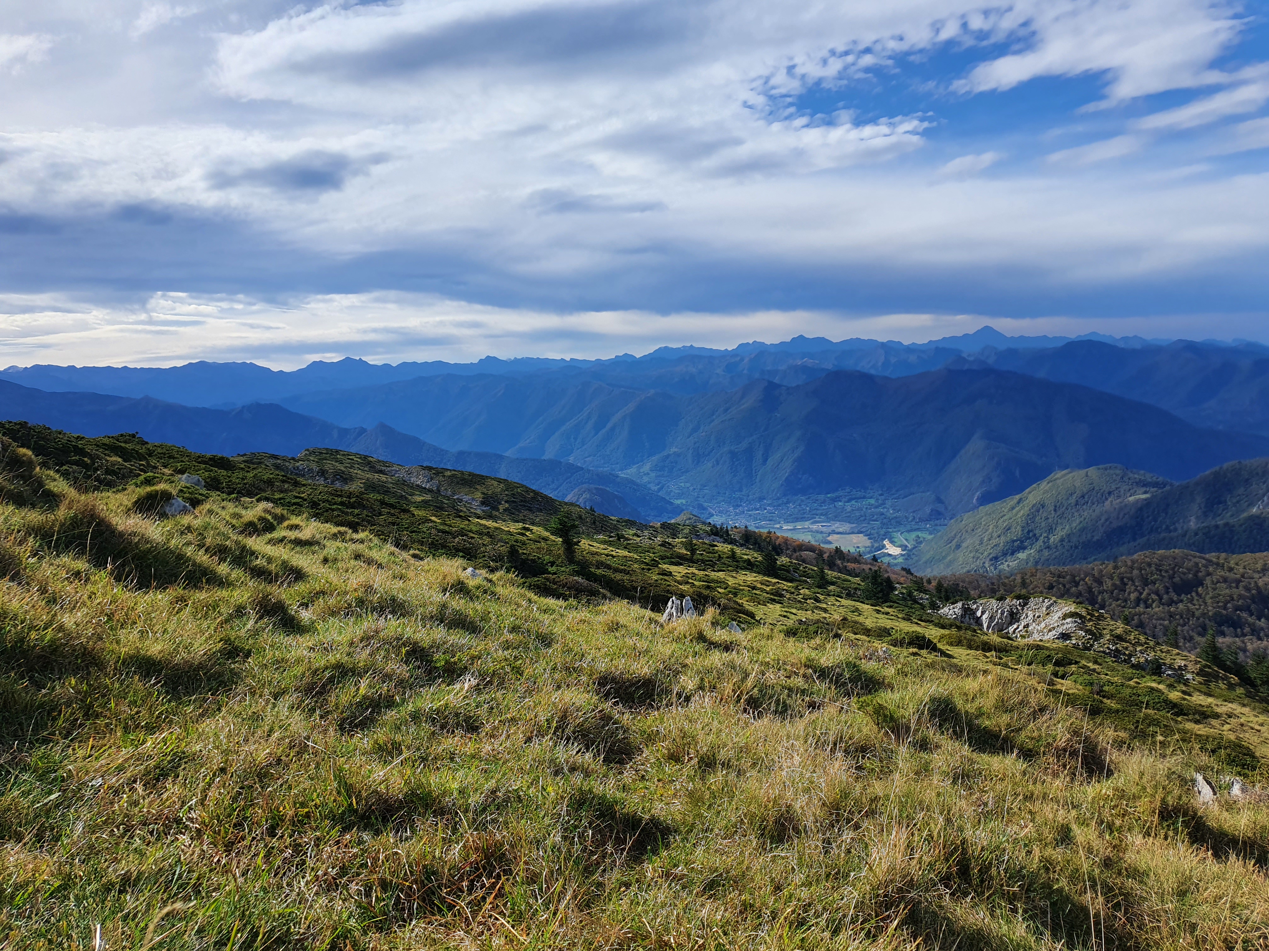 Vue entre le pas de l'âne et le col de l'Escalette