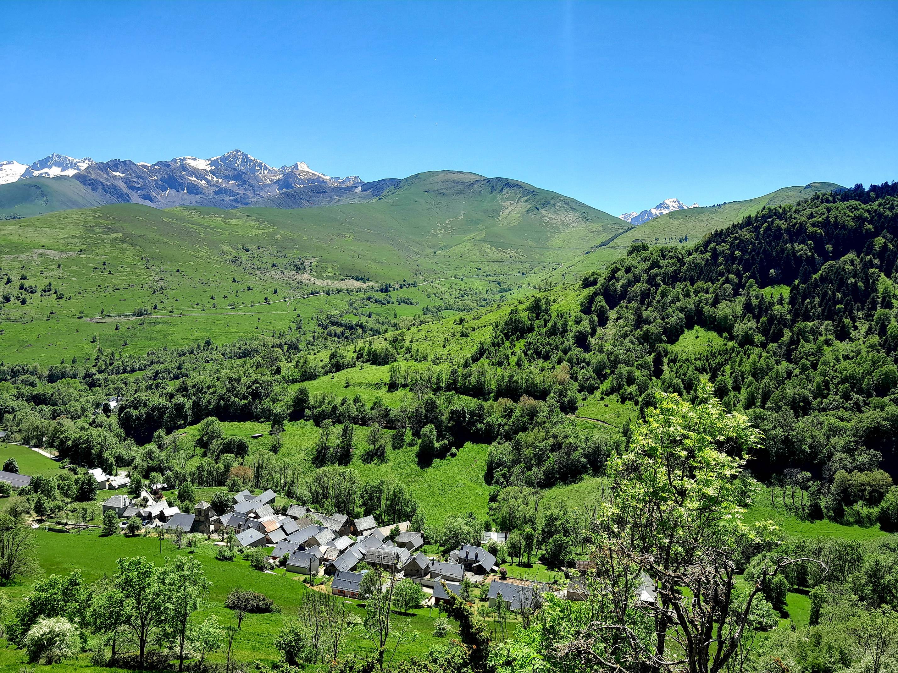 Superbe point de vue sur la Vallée