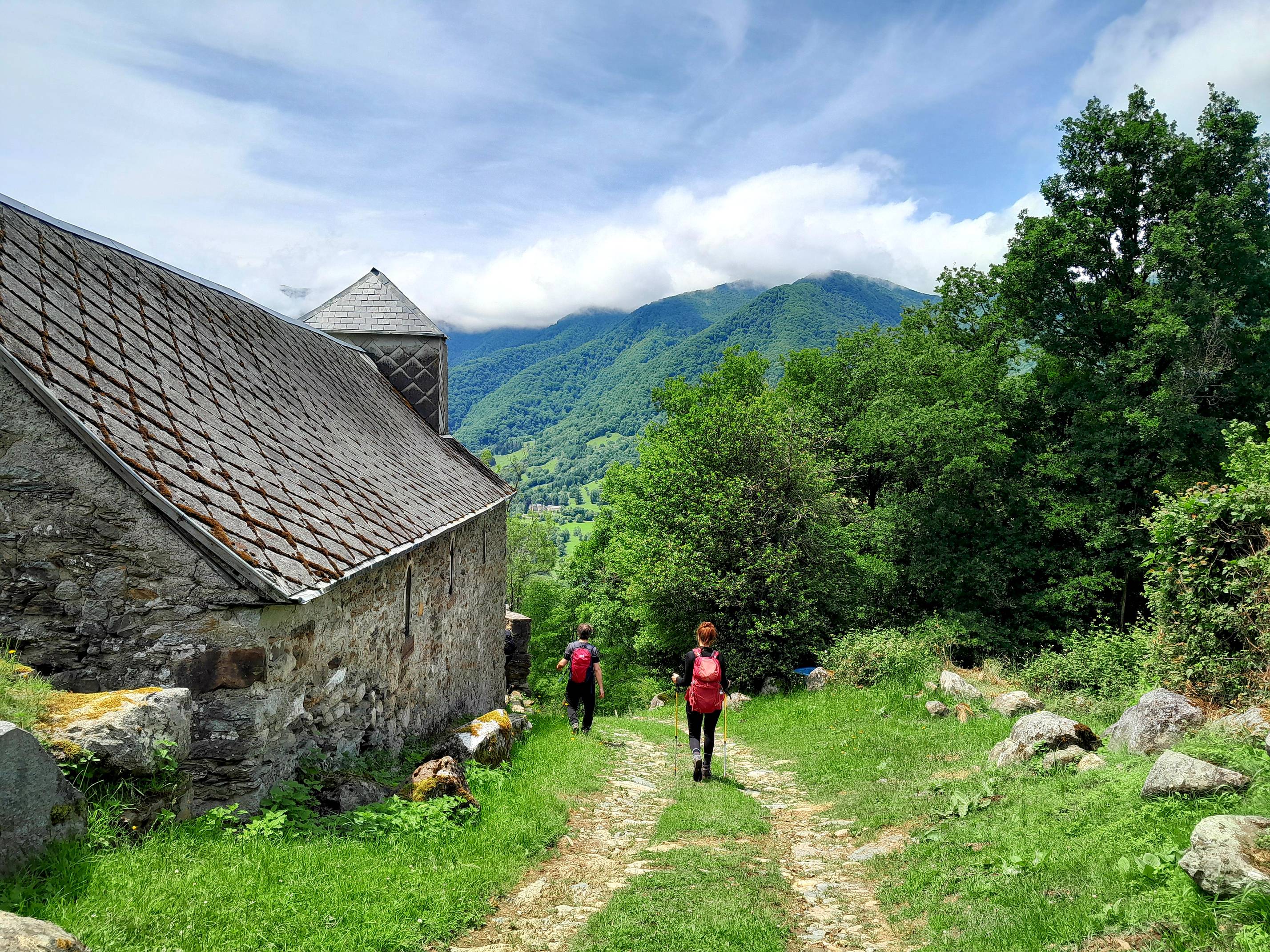 L'arrivée à la Chapelle de Soueste