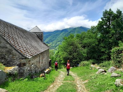 L'arrivée à la Chapelle de Soueste